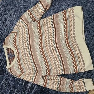 American Rag sweater🤎🤍💙